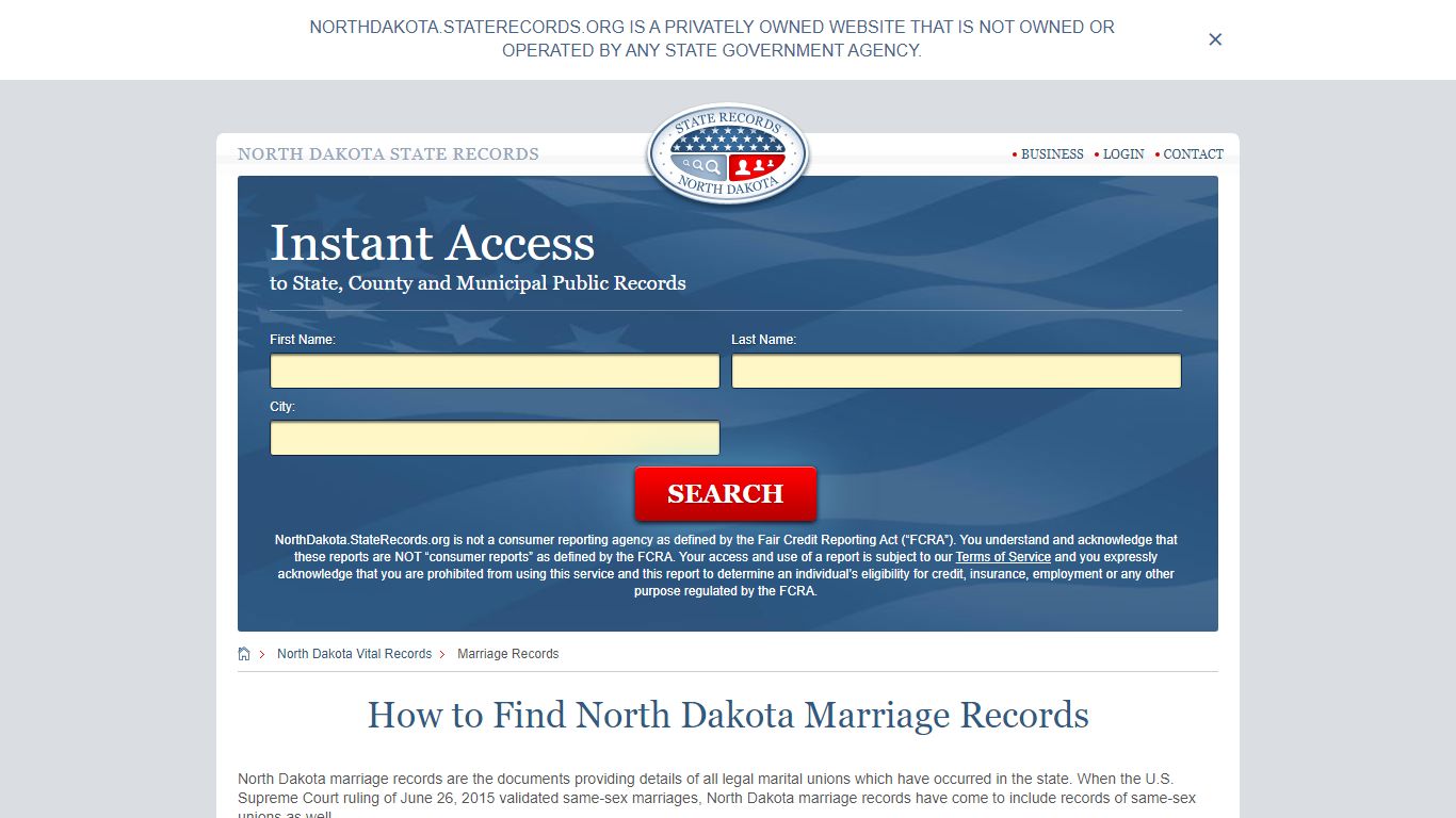 How to Find North Dakota Marriage Records
