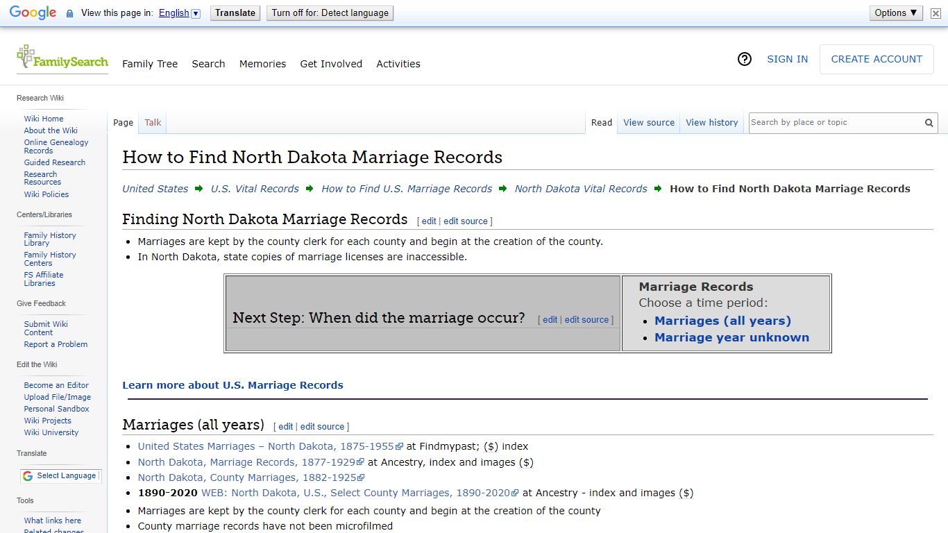How to Find North Dakota Marriage Records • FamilySearch